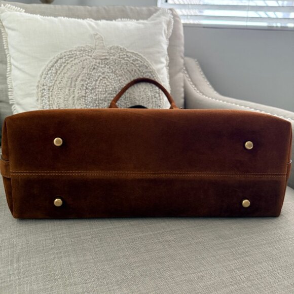 Coach Soft Empire 40 Warm Brown Suede - Picture 7 of 8